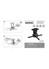 Duronic PB03XB - Support de fixation pour écran