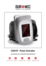 Notice Duronic OX01R Wagi