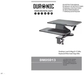 Notice Duronic DM05D13 Autres accessoires informatique