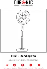 Notice Duronic FN65 Ventilatore