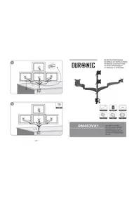 Duronic DM453VX1 - Support d'écran