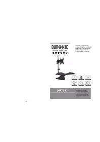 Notice Duronic DM751 Support écran plat