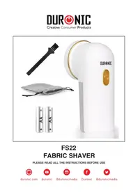 Notice Duronic FS22 Rasoio