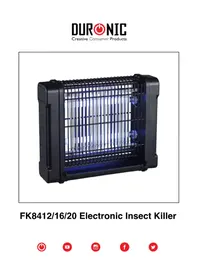 Notice Duronic FK8412 Controllo dei parassiti