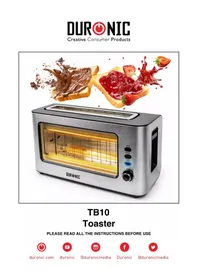 Notice Duronic TB10 Tostapane