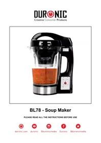 Notice Duronic BL78 Crépière