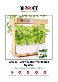 Notice Duronic GHS48 Écran de projection