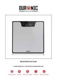 Notice Duronic BS303 Wagi