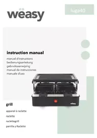 Notice Wëasy LUGA40 Plaque de grill