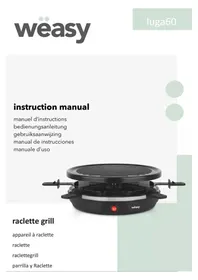 Notice Wëasy LUGA60 Plaque de grill