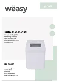 Notice Wëasy IGLOO8 Machine à glaçons