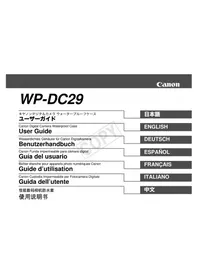 CANON WP-DC29 - Kamera
