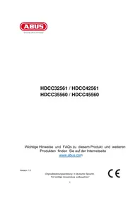 Notice ABUS HDCC35561 Caméra de surveillance