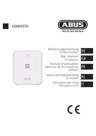 Notice ABUS COWM370 Détecteur de fumée