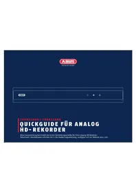 Notice ABUS TVVR33601 Caméra de surveillance