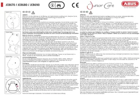 Notice ABUS JC8680 DANA Lampe de nuit