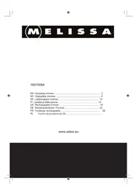 Notice Melissa 16670084 Tondeuse à barbe