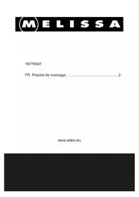 Notice Melissa 16770047 Appareil de massage