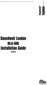 Notice BSS Audio SOUNDWEB LONDON BLU-BIB Processeur