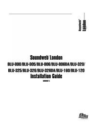 Notice BSS Audio SOUNDWEB LONDON BLU-326DA Processeur
