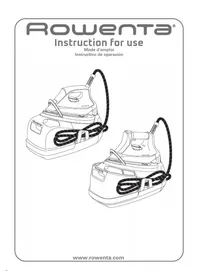 Notice ROWENTA ULTIMATE STEAM PRO DG8668 Steam cleaner