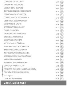 Notice ROWENTA SILENCE FORCE EFFITECH RO7935 Aspiradora