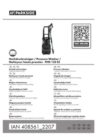 Notice PARKSIDE PHD 135 E5 Nettoyeur haute pression