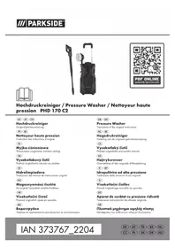 Notice PARKSIDE PHD 170 C2 Nettoyeur haute pression
