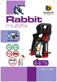 Notice Bellelli RABBIT Scaun bicicletă pentru copii
