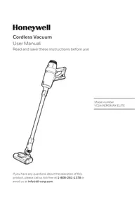 Notice HONEYWELL VC14 AEROMAX ELITE Aspiradora
