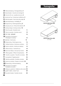 Notice Hansgrohe SHOWERTABLET SELECT 300 Système de douche