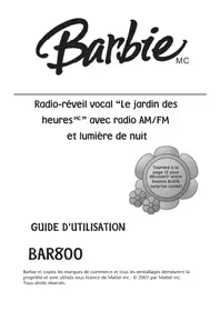 Notice Emerson BAR800 Radio-réveil