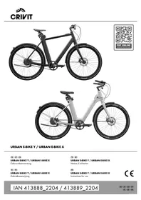 Notice CRIVIT URBAN E-BIKE Y Vélo