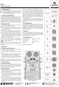 Notice Monacor CT-3 équipements de mesure
