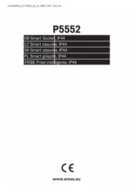 Notice Emos P5552 Digitálny časový spínač