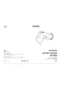 Notice GODOX KNOWLED GP19K Objectif