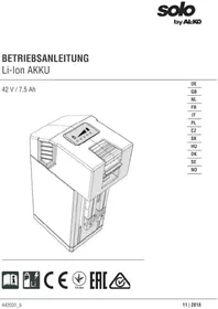 Notice SOLO HT 4260 Taille-haies