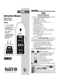 Notice Klein Tools ET300 Coupe-circuits