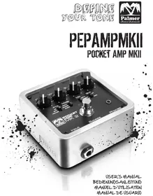 Notice Palmer POCKET AMP MK2 Ampli guitare