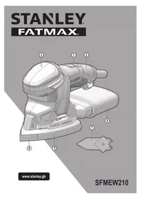 Notice STANLEY FATMAX SFMEW210 Schuurmachine