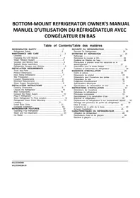 Notice JENN-AIR JBBFR30NMX Fridge