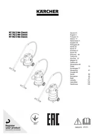 Notice Kärcher NT 50/2 ME CLASSIC Støvsuger