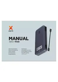 Notice Xtorm TITAN XB4FE Batterie portable