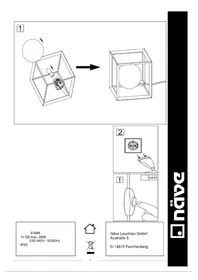 Notice Näve CADRE Lampe