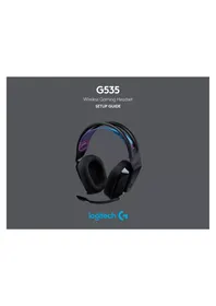 Notice LOGITECH G535 Hodetelefoner