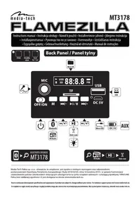 Notice Media-Tech FLAMEZILLA MT3178 Haut-parleur