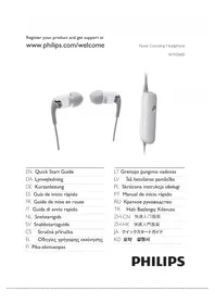Notice PHILIPS SHN2600 Casque audio