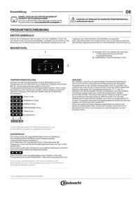 Notice BAUKNECHT KGSF 202G IN 2 Frigider