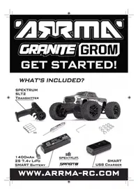 Notice ARRMA GRANITE GROM MEGA 380 Jouet radiocommandé