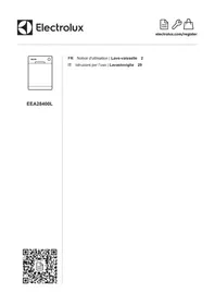 Notice ELECTROLUX EEA28400L Lavastoviglie